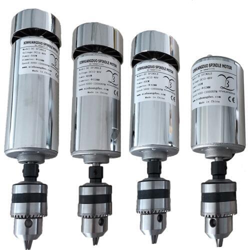 200w/300w/400w/500w Engraving Machine Spindle Motor Air-Cooling High Speed CNC (Drill Chuck Clamping Range：1.5-10mm)