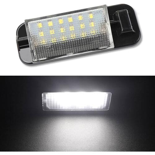 Apmatauto For BMW E36 Led License Plate Light 18SMD White 12v Number Plate Lamp Bulbs For BMW E36 318i 318is 318ti 325i M3 92-98