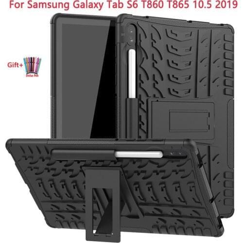 Tablet Case For Samsung Galaxy Tab S6 SM-T860 SM-T865 10.5'' Inch 2019 Shockproof Hard PC TPU Covers For Galaxy Tab S6 T860 T865