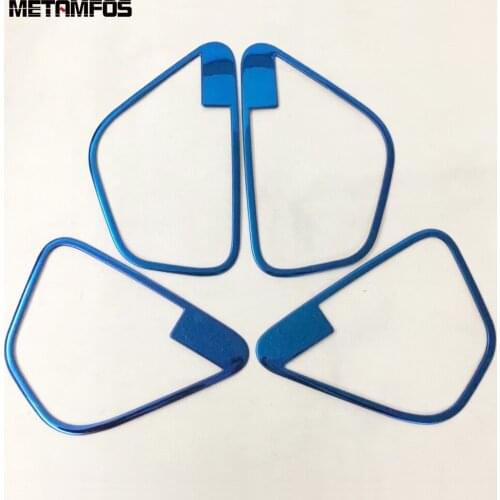 For MG Zs SUV 2017 2018 Door Stereo Audio Speaker Loud Sound Speaker Cover Trim Molding Stainless Inner Accessories Car Styling