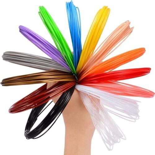 GOHIGH PCL filament 10 colors 1 Bag 1.75mm 3D Pen Refill Plastic 3D Printing Environmentally for DIY Model Making