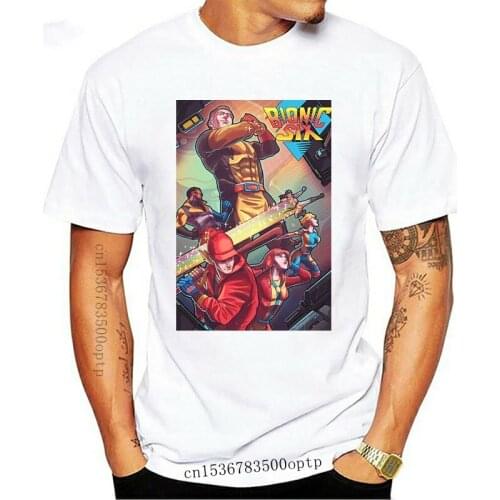 Bionic 6 Six 80s Cartoon Classic Mens T-Shirt SizeS-M-L-XL-XXL