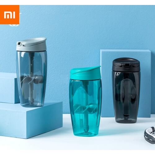 Xiaomi jordanjudy Stirring cup summer Outdoor sports fitness cup portable tritan plastic health water cup 700ml water bottle