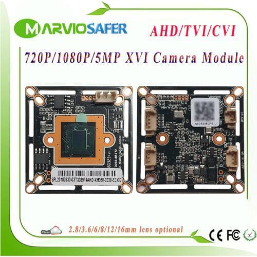 720P 1080P 5MP AHD TVI CVI CCTV Camera module 2MP XVI Camera Board CVBS HD Analog Security CCTV Camera Alarm