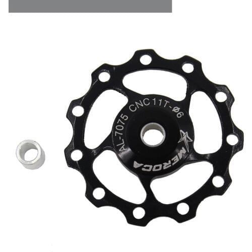 1pcs Meroca 11T 13T Rear Derailleur Guide Wheel Bike Pulley Steel Bearing Road Bicycle Roller