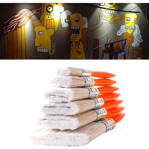 New House Decorative Paint Brush Acrylic Oil Wooden Building Painting Household Tool Wall Decoration Cleaning Brushes1-4 in