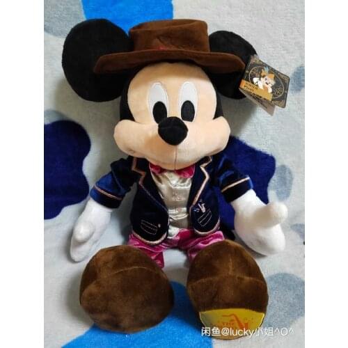 Original NEW Disney limited edition New Year Mickey Classic cartoon cute Minnie plush doll Birthday Present For Child