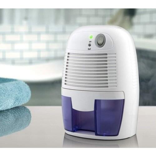 Mini Dehumidifier Household Air Dryer Bedroom Bathroom Wardrobe Bookcase Drying Machine 500ml Water Tank Dehumidifiers