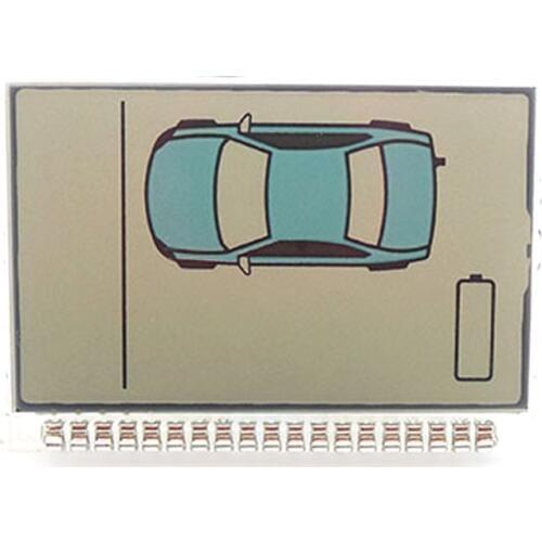 Russia version ZX1055 Lcd display for Sheriff ZX1055 ZX1060 lcd two way car remote controller auto alarm