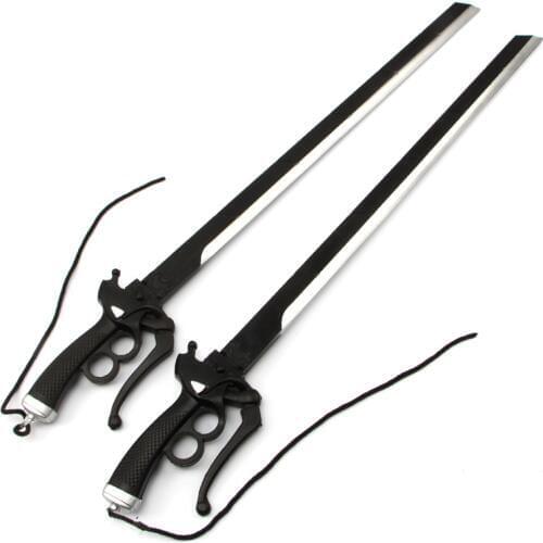 Anime Attack on Titan Eren Jaeger/ Rivaille PU Sword Cosplay Props Weapon Swords Halloween Decorative No Sharp Supply