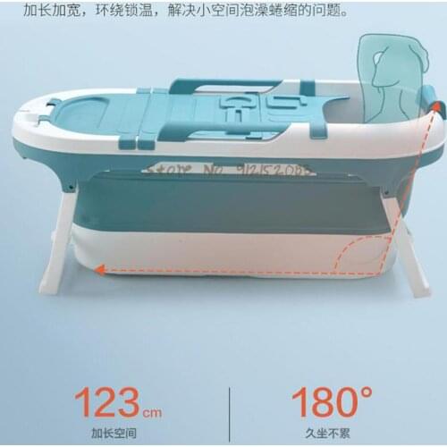 Xinjiang Baoyou Foldable Bathtub Bathtub Bathtub Household Adult Children Whole Body Bath Tub Adult