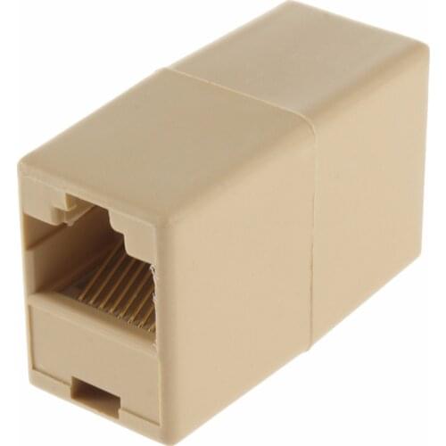 Cat5 RJ45 Coupler Jointer Network Cable Extender Adapter Connector for Ethernet Cable Female to Female