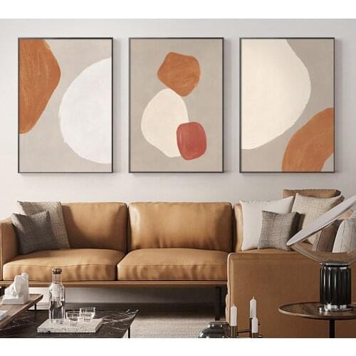 Creative Abstract Boho Geometry Color Marble Nordic Canvas Painting Art Print Poster Picture Wall Modern Home Living Room Decor