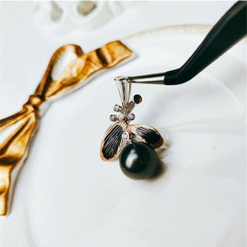 S925 Sterling Silver Screw Eye Pin Bail Top Drilled Beads End Cap For DIY Pearl Charm Pendant Connectors Jewelry Making