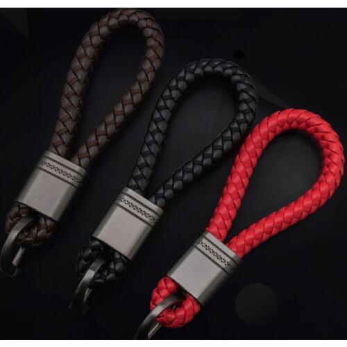 1PCS Metal Key Ring Key chain for Nissan Jeep KIA Jaguar Land Rover Fiat Cadillac Ford Mitsubishi Car Stickers accessories