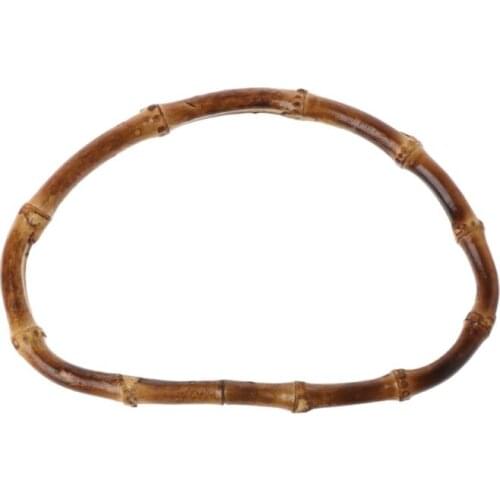 1 x D Shape 15cm Bamboo Purse Frame Bag Hanger Handcrafted Handbag DIY Bags Accessories