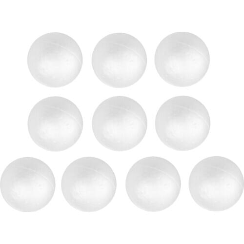 10 X White 8cm Modelling Craft Polystyrene Foam Ball Sphere Whoelsale