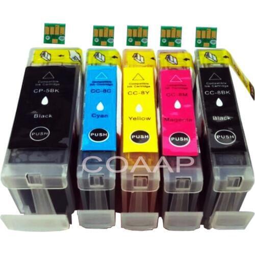 5 pack CLI 8 PGI 5 XL ink cartridge for Compatible Canon MP600 MP500 MP800 IP4200 IP4300 IP4500 IP5200 IP5300 printer