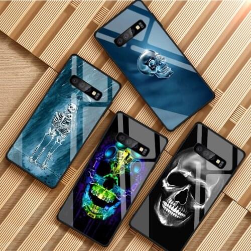 Death Prayer Grim Reaper Tempered Glass Phone Case For Samsung Galaxy S8 S9 S10 S20 PLUS J8 J6 J4 2018 NOTE 8 9 10 Cover