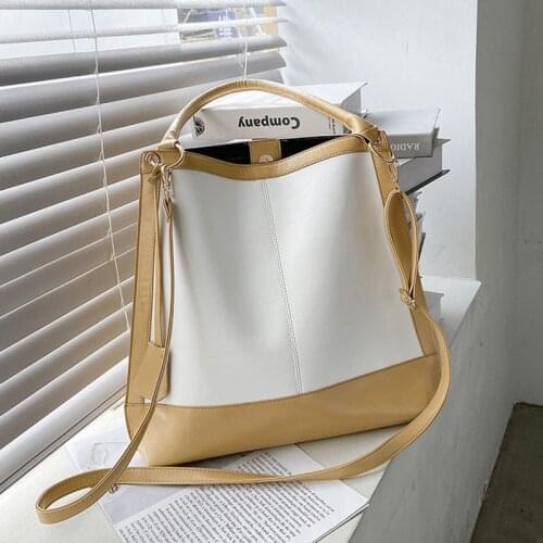 Panelled Designer Handbags Women Leather Luxury Casual Tote Bags Shoulder Crossbody Woman Messenger Bag