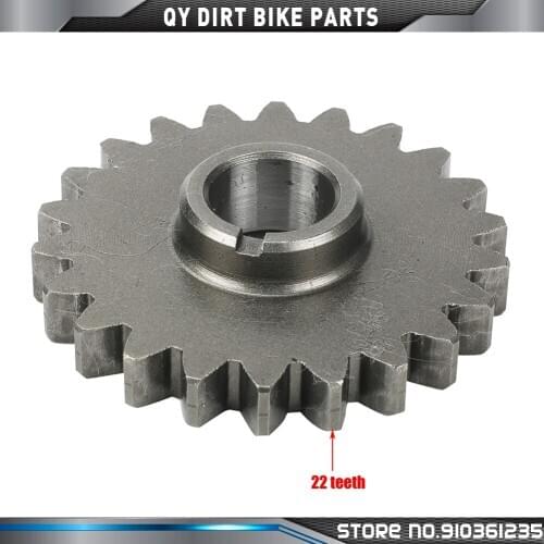 Motorcycle Engine Gear Bridge Gear 22 Teeth For YinXiang YX 150cc 160cc Engine Dirt Pit Bike Parts