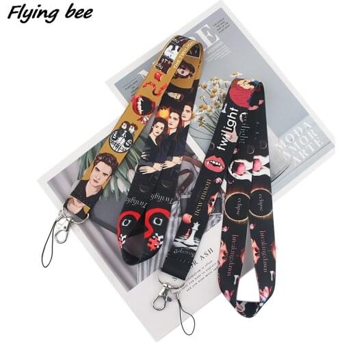 Flyingbee Movie Vampire Themed Creative Lanyard For Keys ID Card Pass Gym Mobile Phone USB Badge Holder DIY Hang Rope X1514