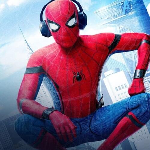 Homecoming Cosplay Costume 3D Printed Homecoming Spandex Suit Halloween Costume Bodysuit for Adult/Kids Plus size