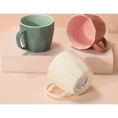 Creative Coffee Cups Household Water Glass Personalized Ceramic Cup Breakfast Cup Tea Cup Tea Set Cuisine Drinkware Coffee Mug