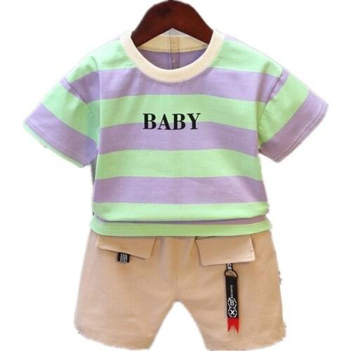 Summer Children Boys Girls Clothes Kids Cotton camouflage T-Shirt Short pants 2Pcs/Sets Toddler Clothing Sets Infants Tracksuits