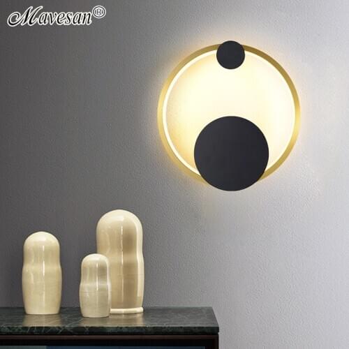 New Design Mini LED Wall Lights For Kitchen Bedside Corridor Bistro Surface Mounted Iron Indoor home lamps Apply To AC90-260V