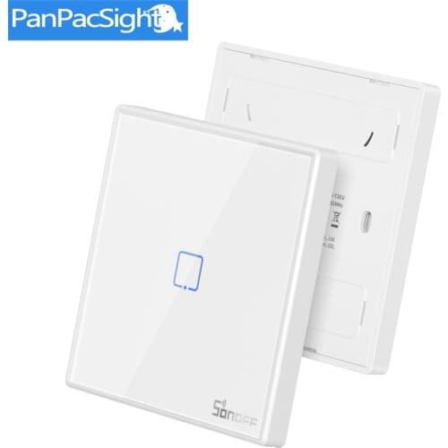 SONOFF T2EU1C-RF One channel 433MHz wireless free sticker touch switch smart home automation