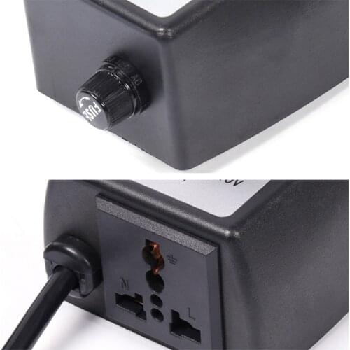 Universal EU Plug 230V 8A Stepless Motor Speed Controller Adjuster Duct Fan Governor Switch Dimmer Electric Regulator