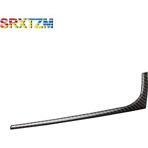 SRXTZM Carbon Fiber Interior Car Dashboard Decoration Strip Car-Styling Stickers For BMW X3 F25 X4 F26 2011-2017