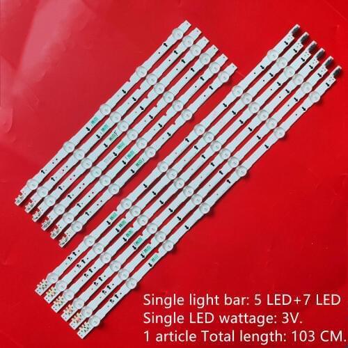 LED strip for Samsung UE50H6350 UN50J5500AF 2014SVS50 3228 L07 R05 D4GE-500DCA-R2 D4GE-500DCB-R2 BN96-30426A 30425A 30428A