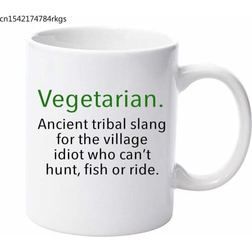 Vegetarian Slang Word Funny 11oz Ceramic Mug Gift