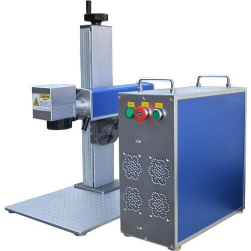 Mini protable fiber laser marking machine 10W 20W 30W 50W MAX Raycus marking on metal