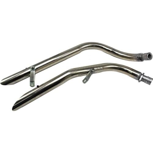 For Honda Steed400 Steed600 VLX400 VLX600 Steed VLX 400 600 Motorcycle Exhaust Pipe With Muffler Silencer Double Vent Tube Pipe