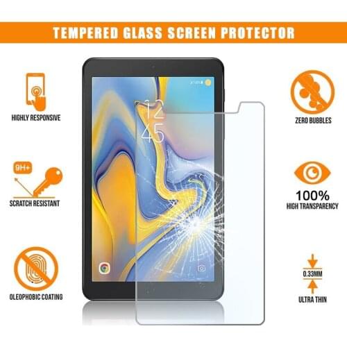 For Samsung Galaxy Tab A 8.0 (2018) LTE T387 Full Tablet Tempered Glass Premium Anti-Scratch HD Clear Film Protector Guard Cover