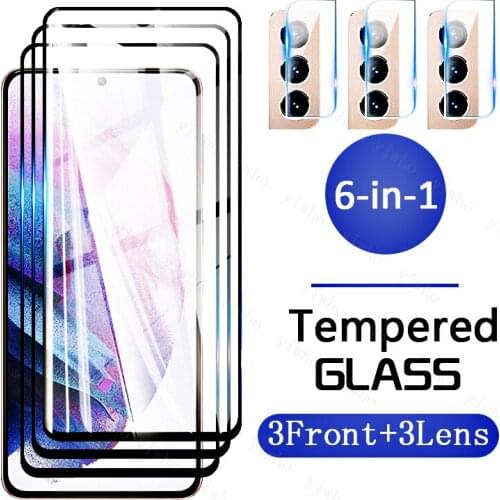 Protective Glass on For Samsung s21plus 5g Screen Protectors Tempered Glass on For Galaxy s21 plus s21+ s 21 + Camera Lens Film