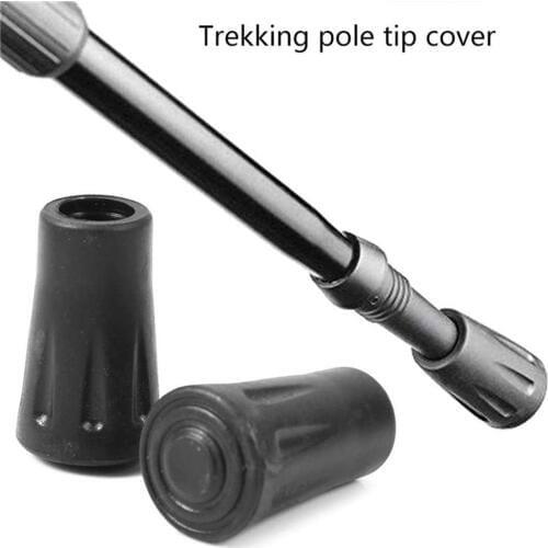 1Pcs 40mm Trekking Pole Tip Cover Feet For Hiking Stick Protectors go Anti-slip smoothly Walking Poles S4S7