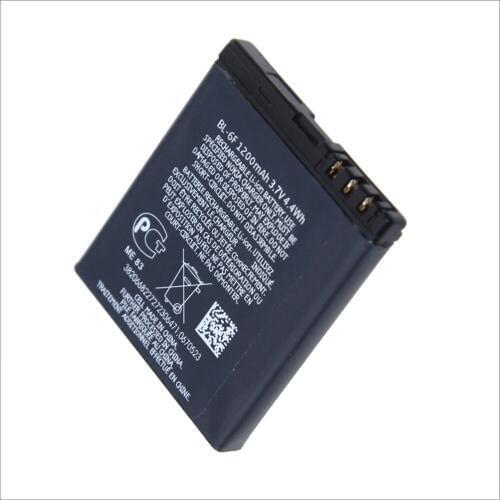 10pcs/lot battery For NOKIA BL-6F battery 1200mAh Mobile phone battery for NOKIA E51i N82 N81 E51 6720C