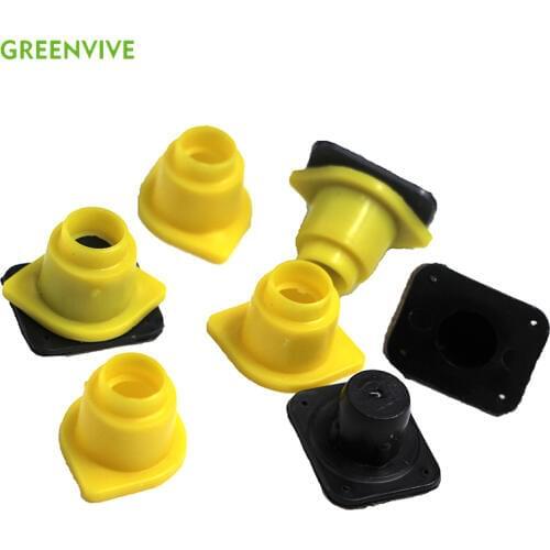 50PCS Professional Beekeeping Queen Bee Cage Base Foundation Queen Rearing Plastic Cell Protective Breeding Beekeeping Tools