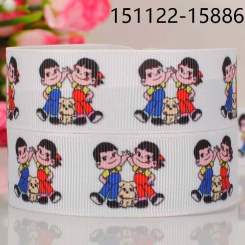 50 yards 7/8 "22mm PEKO little children ribbon lovely Printed cartoon ribbon tape DIY ployester ribbon