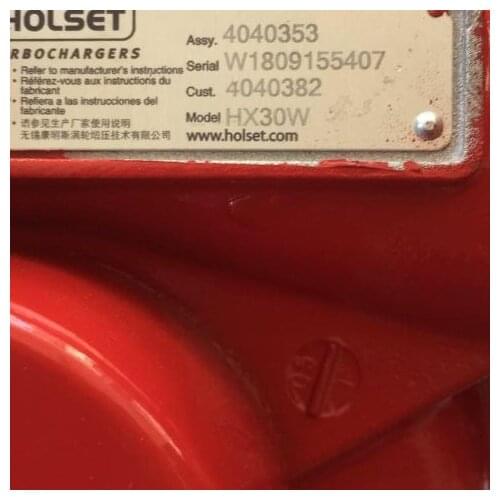 USED 90% NEW GENUINE HX30W 4040382 4040353 3592318 turbo Turbocharger for DCEC CUMMINSS 4BTA 3.9L 92KW/125HP Product Descriptio