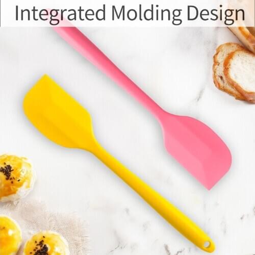 Large 28cm Non Stick Butter Cooking Silicone Spatula DIY Baking Kitchen Butter Spatula Scraper Cake Cooking Baking Kitchen Tools