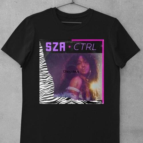SZA CTRL Hip Hop Tee Black T Shirt Gift Funny Vintage Gift Men Women DF062