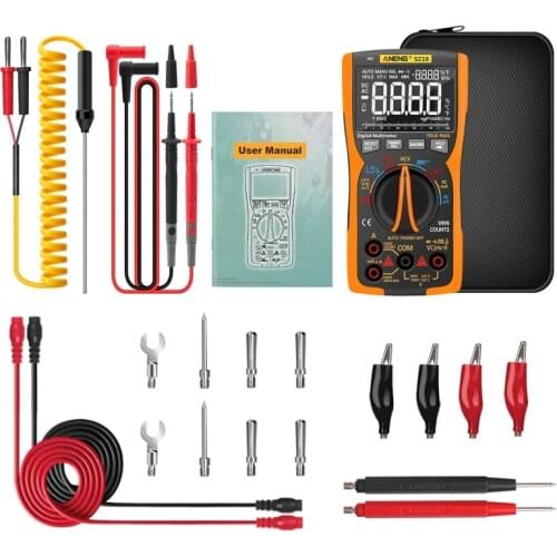 2021 New Smart Digital Multimeter 9999 Counts True RMS Transistor NCV Tester LCR Meter