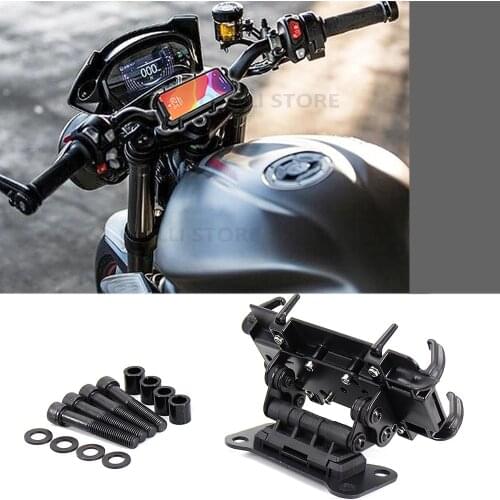 For Street Triple Models 2011-2016 2015 2014 NEW Motorcycle Accessories Black Mobile Phone Holder GPS Stand Bracket
