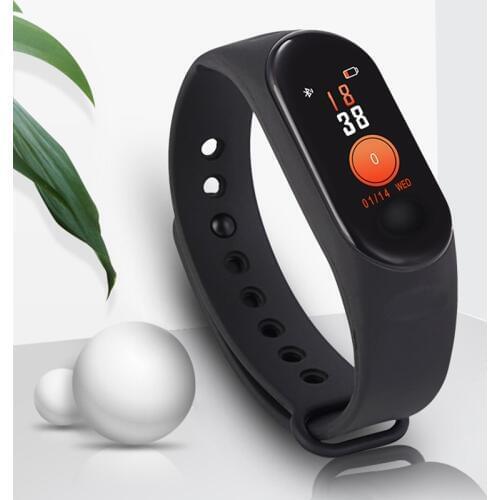 Fitness Tracker,M3 Smart Bracelet Color Touch Screen Waterproof IP67 GPS Sleep Heart Rate Blood Pressure Monitor for Women Men