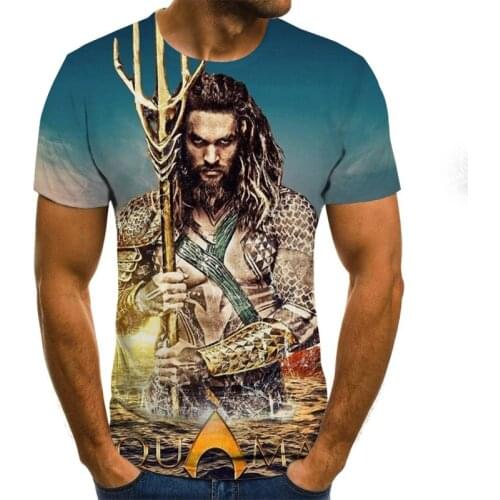 Summer 3D Mens T-shirt Fashion movie character shirt Hip-hop o-neck tops t-shirt Casual t shirts Boys clothes large streetwear